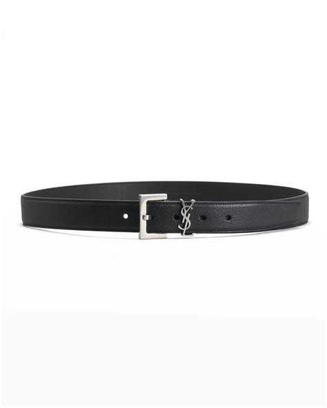 yves saint laurent cintura uomo|Saint Laurent YSL Cintura Leather Belt .